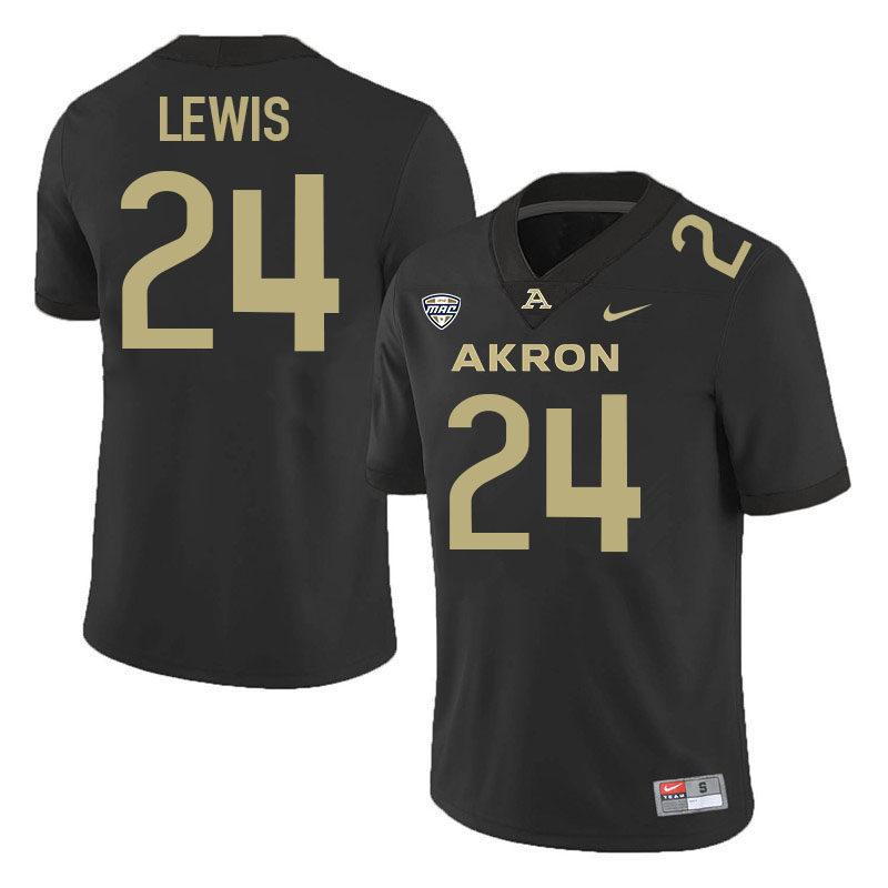 Darrian Lewis Akron Zips Jersey,University Of Akron #24 Darrian Lewis Jersey Youth-Black